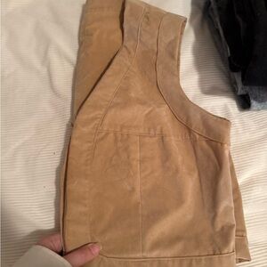 Tan Sleeveless Vest